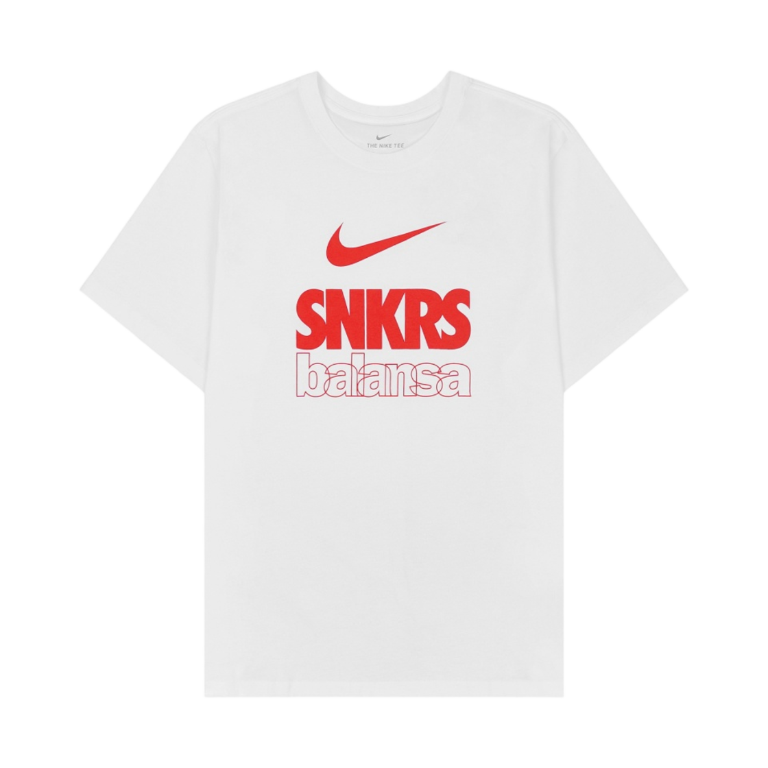 Nike balansa ナイキ バランサ Tシャツ snkrs Nike Nike x Balansa SNKRS T-Shirt 'White' CZ6367-100 | Parallel