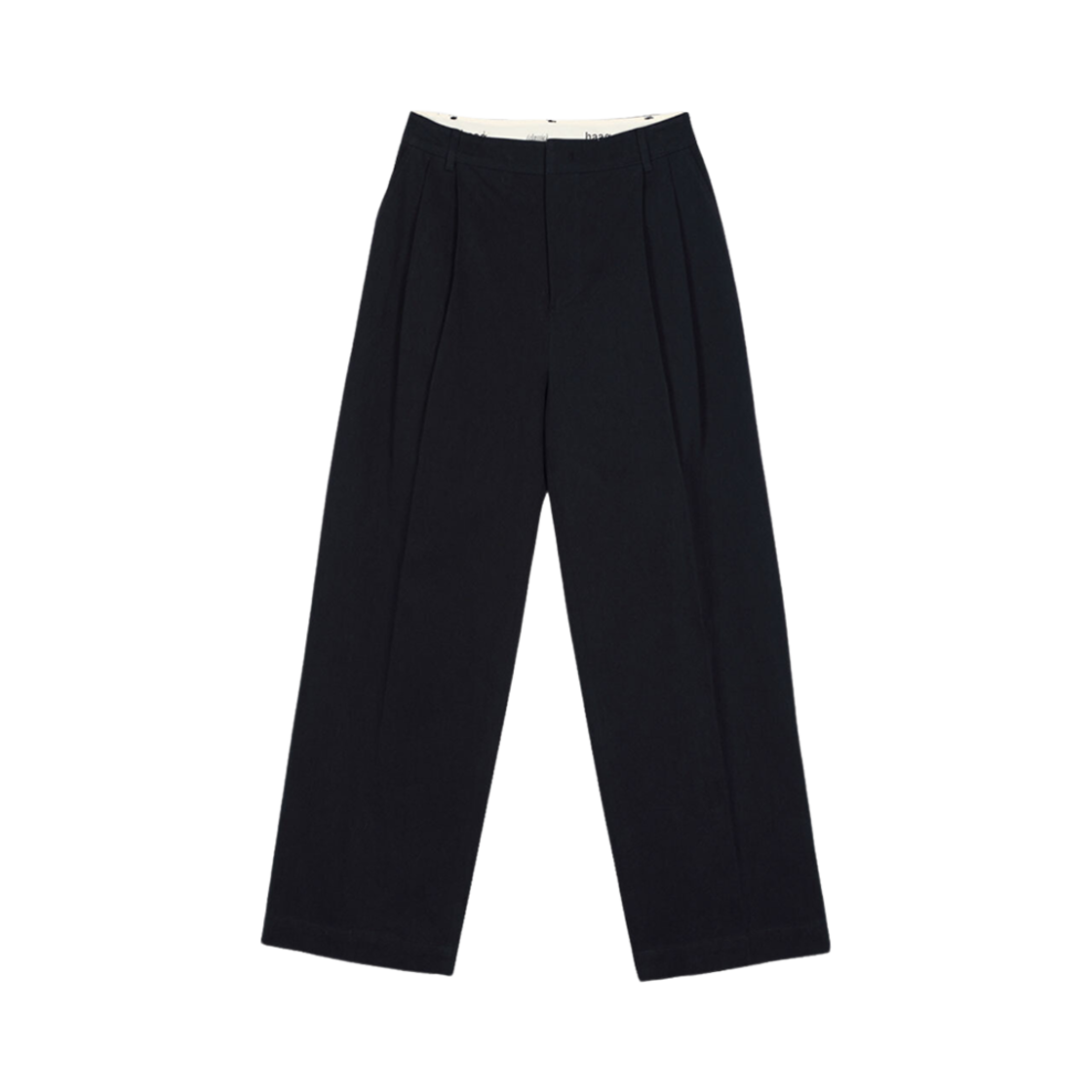 (W) 헤이그 클래식 팬츠 네이비((W) Haag Classic Pants Navy)