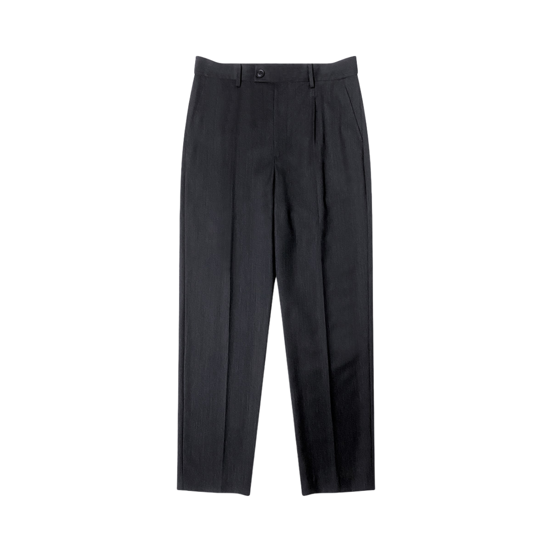 이프엘스 일본 원단 원턱 스트레이트 울 슬랙스 그레이(If Else Japan Fabric One Tuck Straight Wool Slacks Gray)