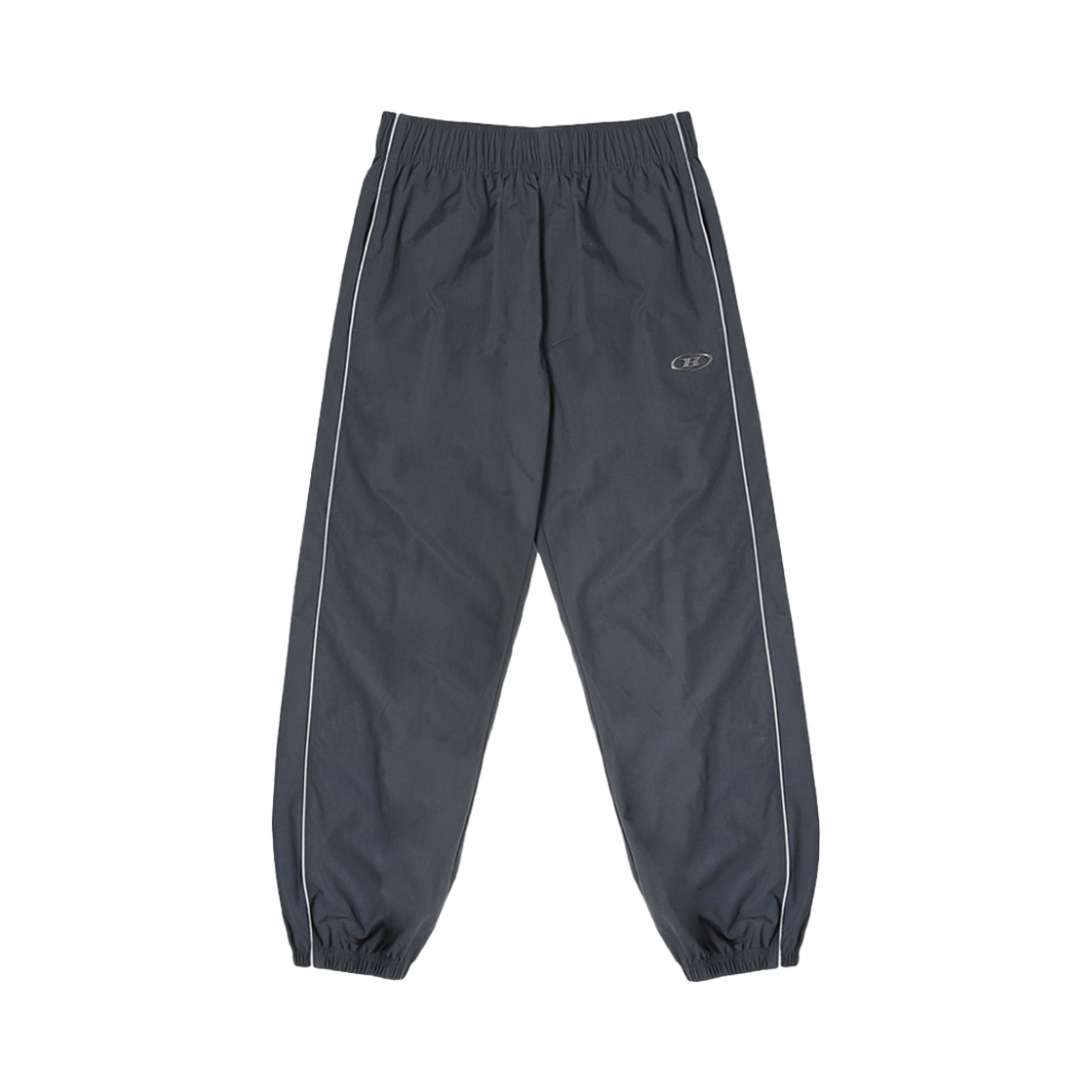 본투윈 실버 라인 나일론 조거팬츠 차콜