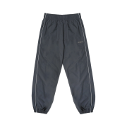 BORN TO WIN Silver Line Nylon Jogger Pants Charcoal