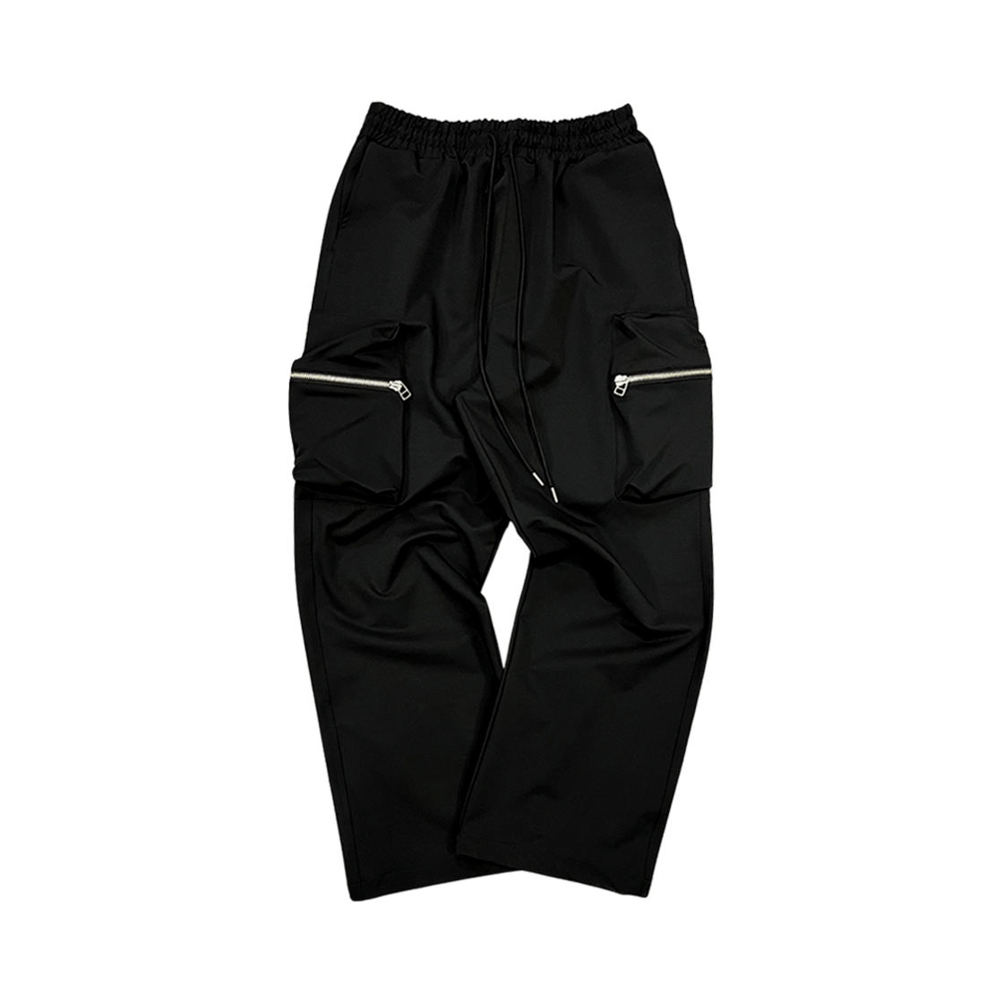 UMCM93BK Undermycar Mu.93 Anti Fxxking Logo Play Big Cargo Nylon Easy Pants Black