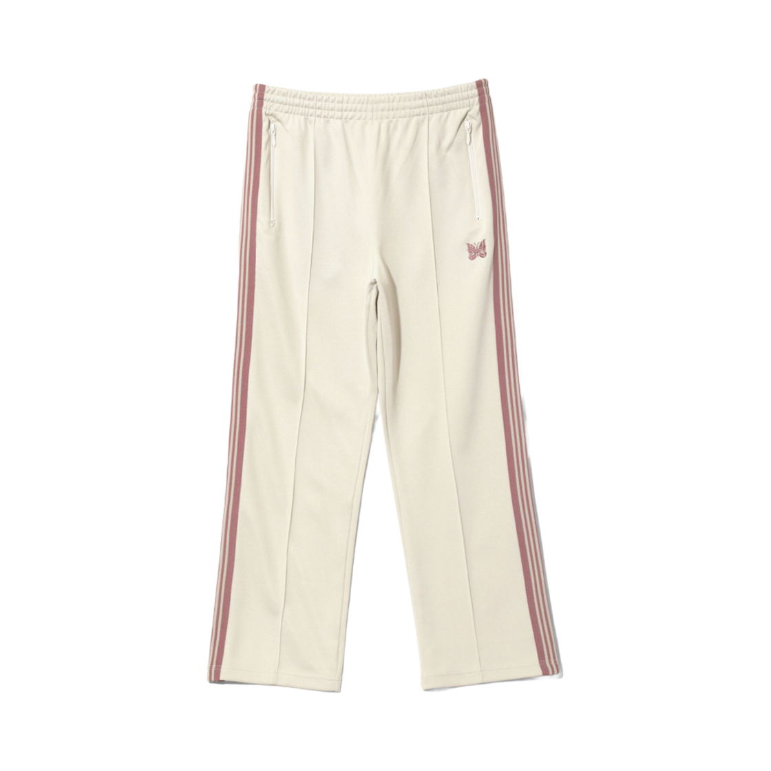 QV307A Needles Track Pants Poly Smooth Ivory