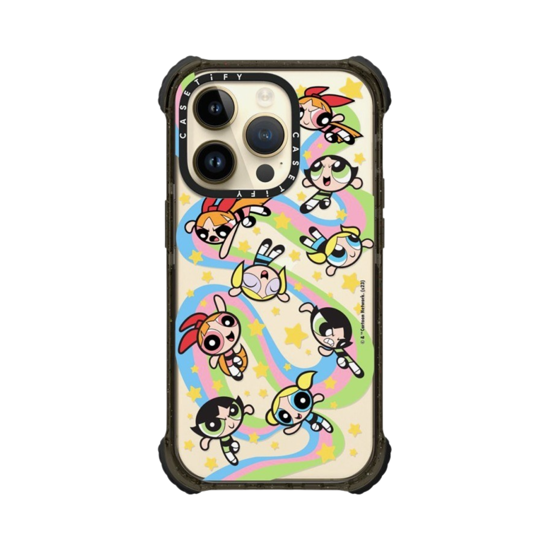케이스티파이 x 파워퍼프걸 아이폰 메들리 울트라 임팩트 범퍼 케이스 클리어 블랙(Casetify x The Powerpuff Girls iPhone Medley Ultra Impact Bumper Case Clear Black) - 4