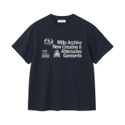 Millo Archive Oblique T-Shirts Deep Navy