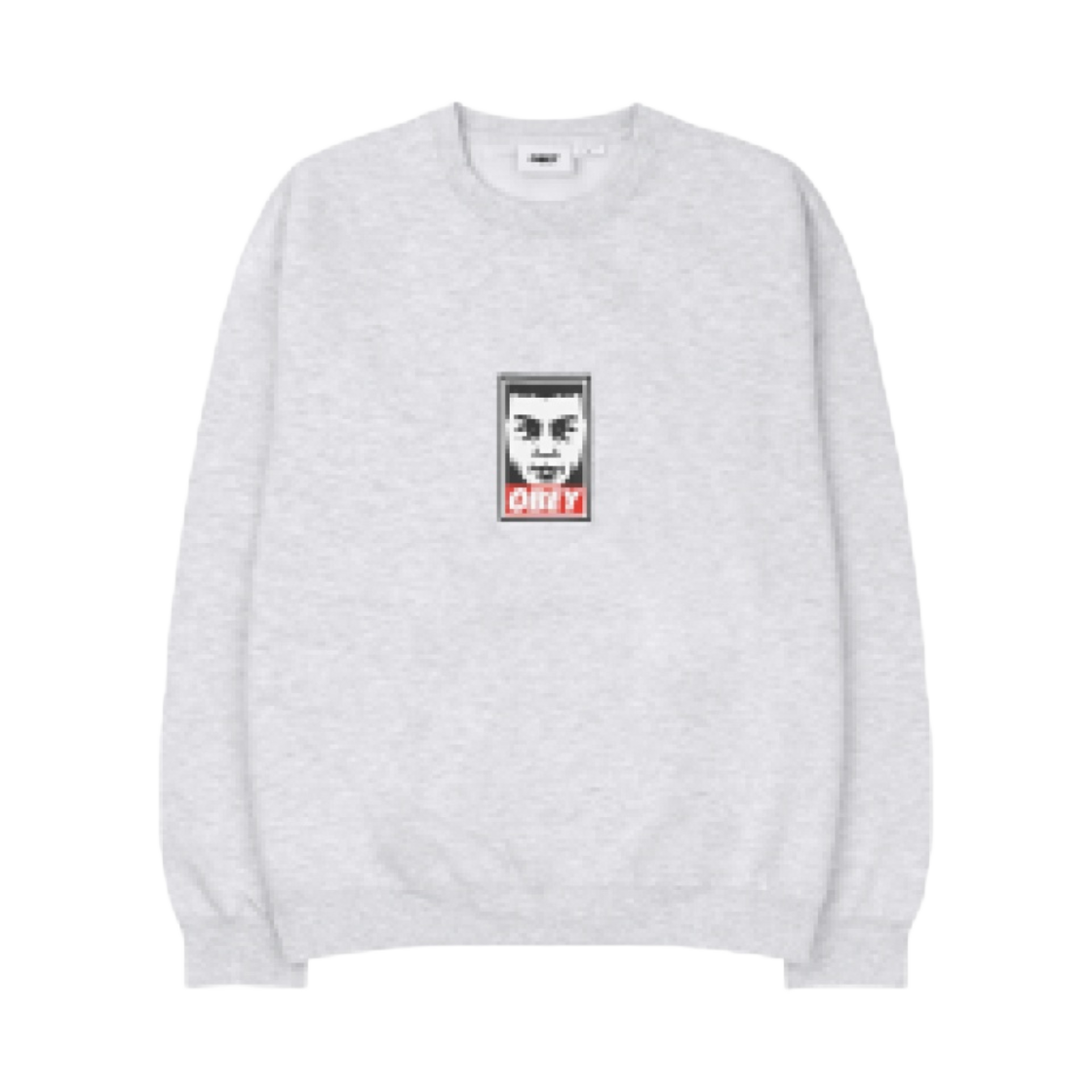 아이앱 스튜디오 x 오베이 빈지노 아이콘 크루넥 애쉬 그레이(IAB Studio x Obey Beenzino Icon Crew Ash Gray)