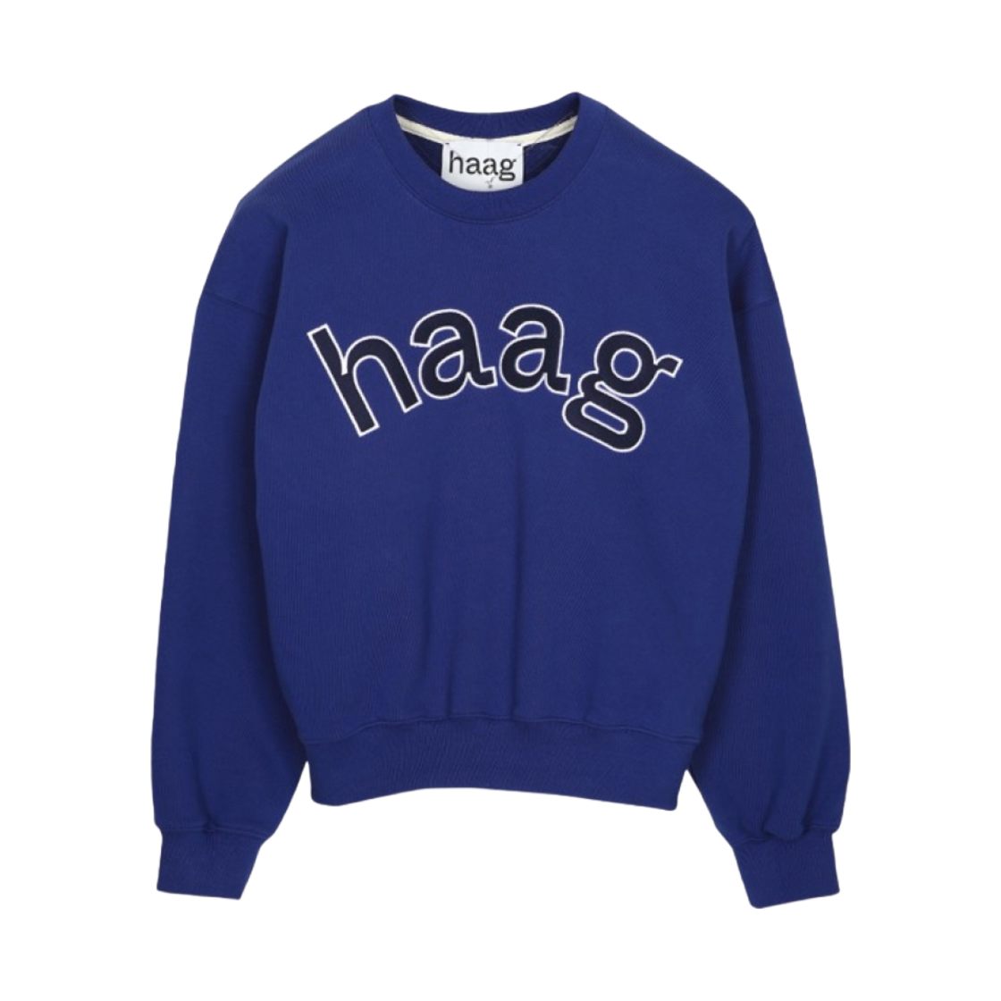 (W) 헤이그 어 벌스데이 스웨트셔츠 블루((W) Haag A Birthday Sweatshirt Blue)
