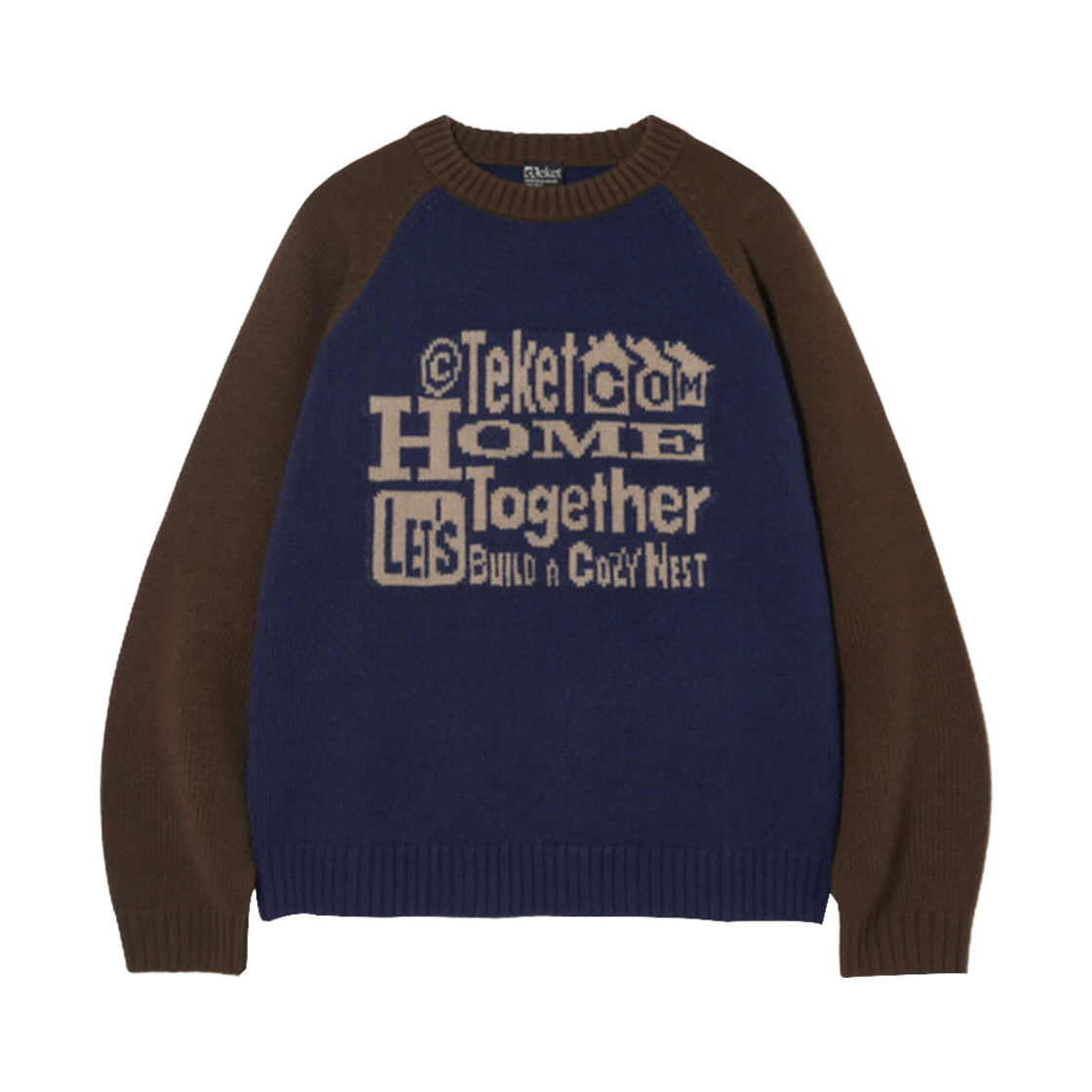 테켓 투게더 스웨트셔츠 네이비(Teket Together Sweatshirt Navy)