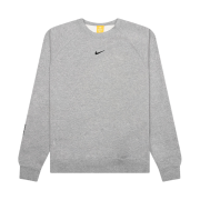 Nike Nocta Fleece CS Crew Sweatshirt Dark Grey Heather Matte Silver - US/EU