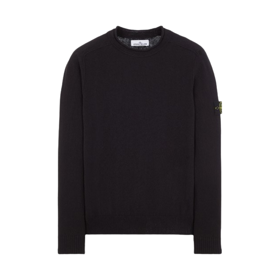 스톤 아일랜드 528D3 스티치 로우 코튼 크루넥 니트 네이비 블루 - 23SS(Stone Island 528D3 Stitch in Raw Cotton Crewneck Knit Navy Blue - 23SS) - 1