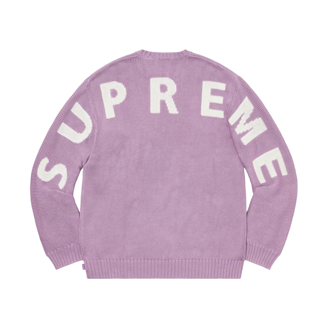 슈프림 백 로고 스웨터 라일락 - 20SS(Supreme Back Logo Sweater Lilac - 20SS) - 1