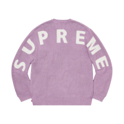 Supreme Back Logo Sweater Lilac - 20SS