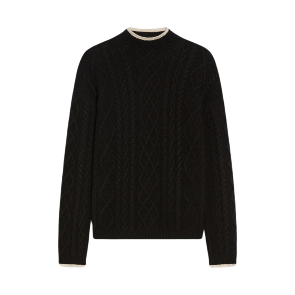 FELTRO-015 (W) S Max Mara Feltro Wool Sweater Black