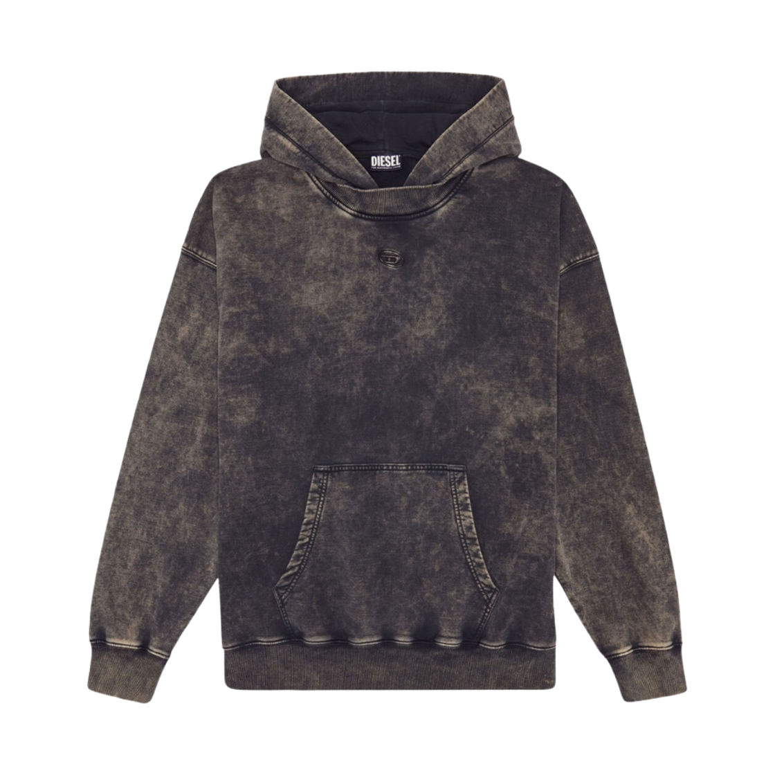 디젤 S-넥오버-Pok 펠파 후드 블랙(Diesel S-Nekkover-Pok Felpa Hoodie Black) - 1