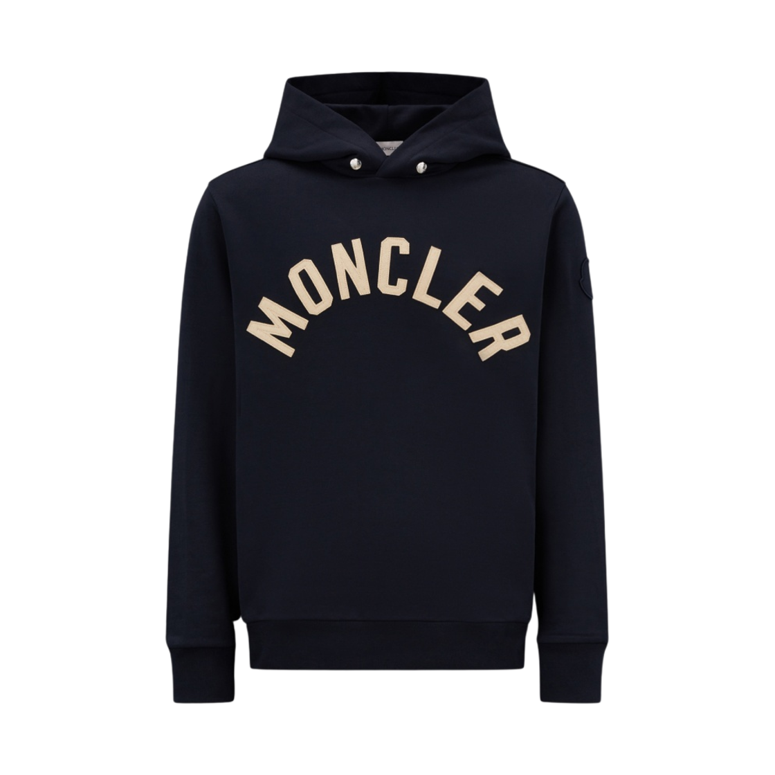 H2-091-8G00050-809KR-778 Moncler Logo Hoodie Night Blue - 22FW