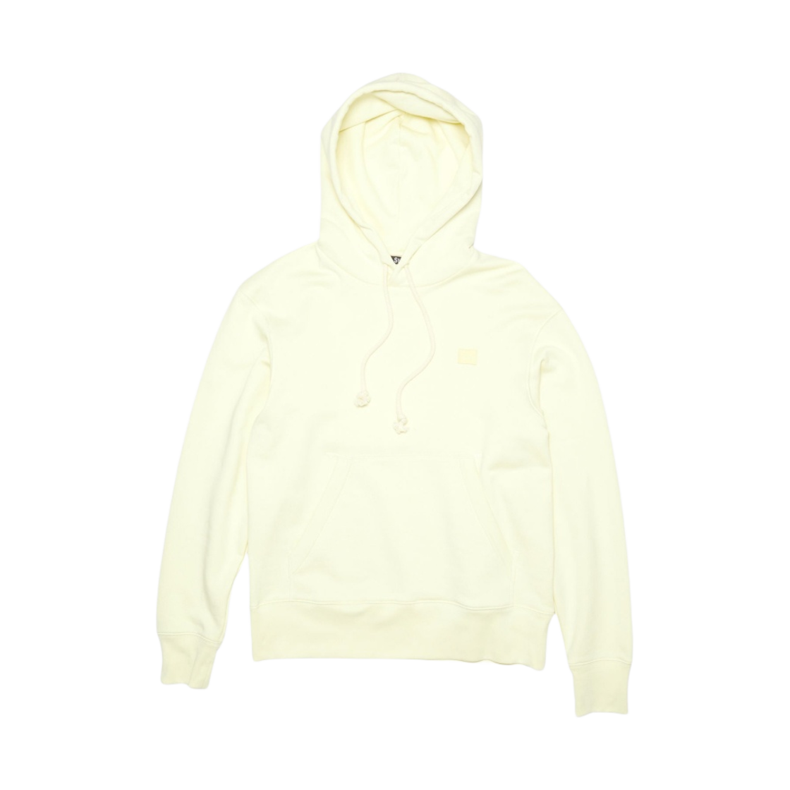 아크네 스튜디오 페니스 페이스 후드 스웨트셔츠 바닐라 옐로우(Acne Studios Fennis Face Hooded Sweatshirt Vanilla Yellow) - 1