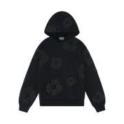 Denim Tears Mono Cotton Wreath Sweatshirt Black