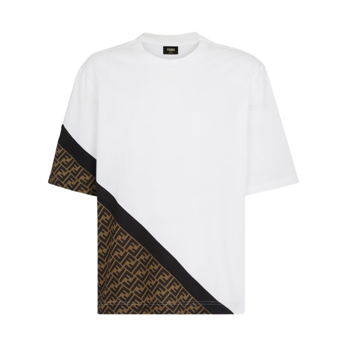 펜디 저지 티셔츠 화이트(Fendi Jersey T-Shirt White) - 1