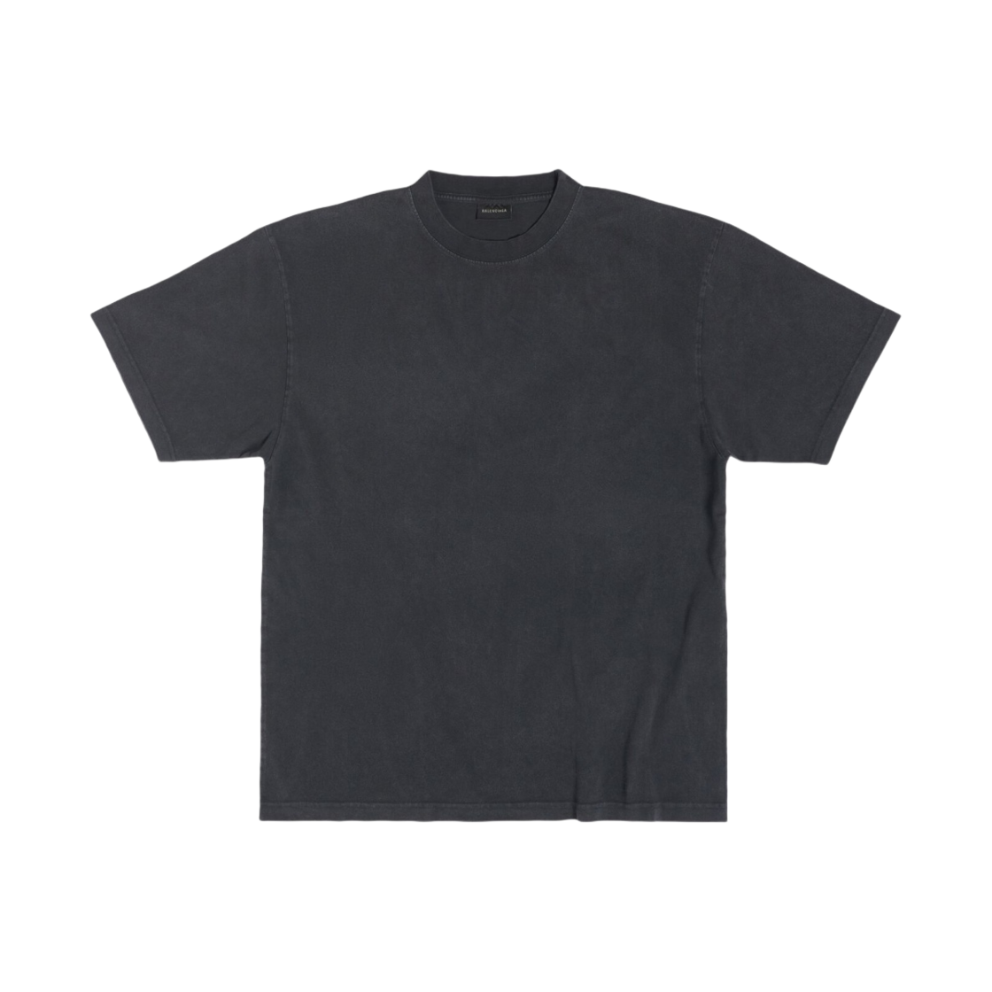 (W) 발렌시아가 라지 핏 백 티셔츠 블랙((W) Balenciaga Large Fit Back T-Shirt Black) - 2