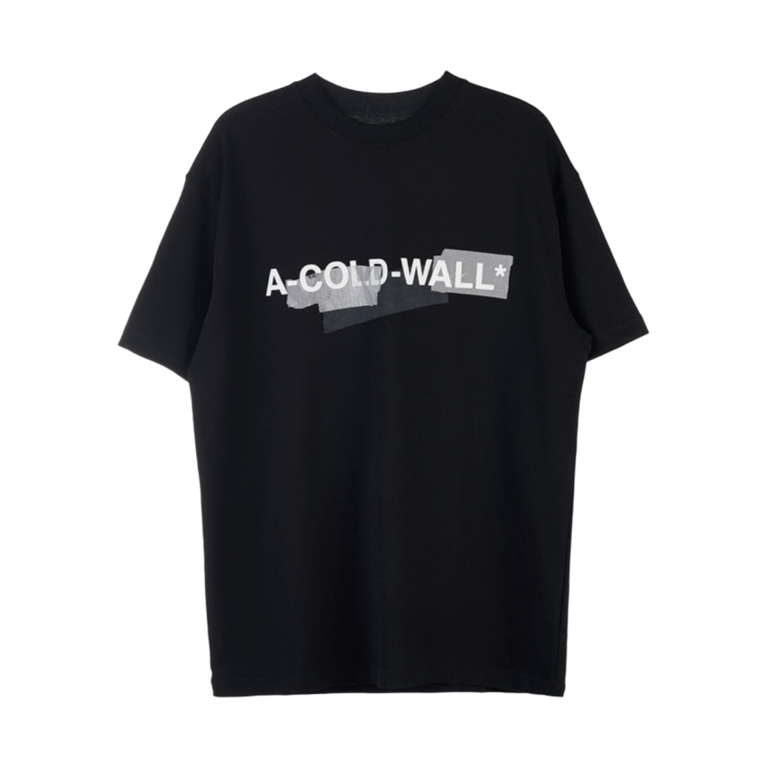 어콜드월 스트라타 티셔츠 블랙(A Cold Wall Strata T-Shirt Black)