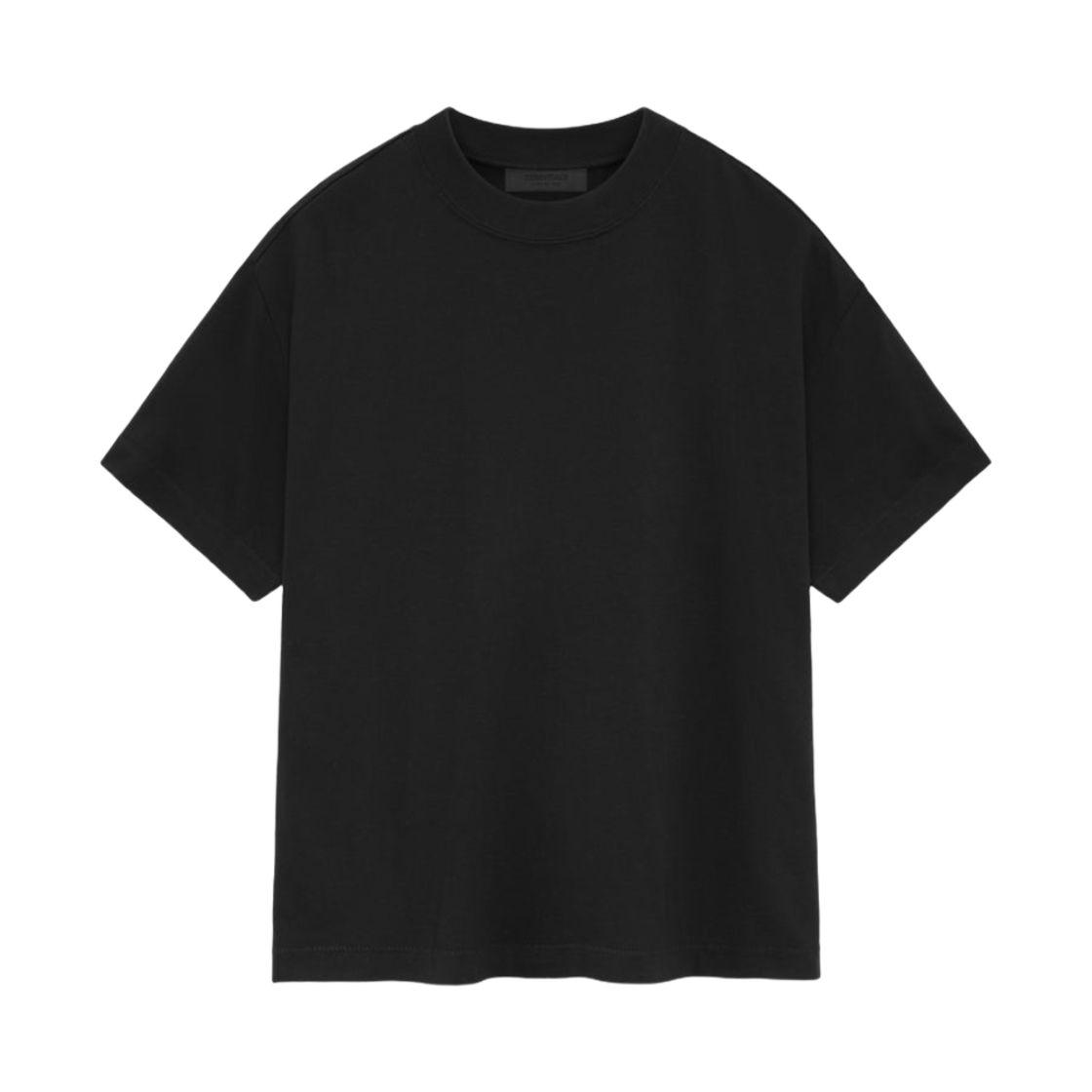 에센셜 티셔츠 블랙 - 24SS