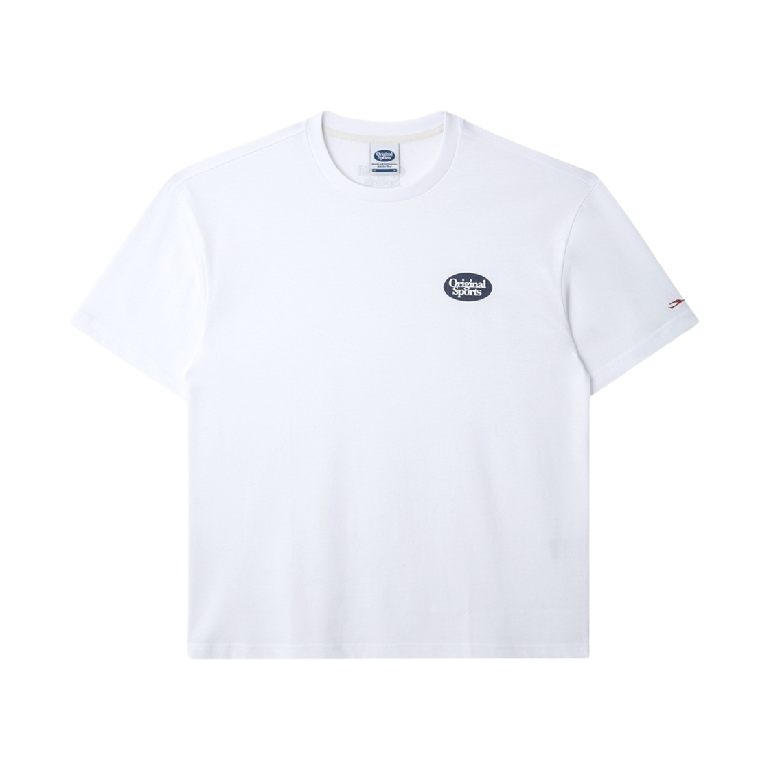 프로-스펙스 클래식 오벌 로고 하프 슬리브 화이트