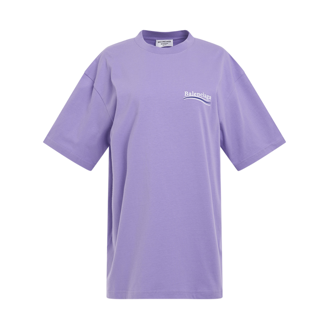 (W) 발렌시아가 폴리티컬 캠페인 오버사이즈 티셔츠 라이트 퍼플((W) Balenciaga Political Campaign Oversized T-Shirt Light Purple) - 2