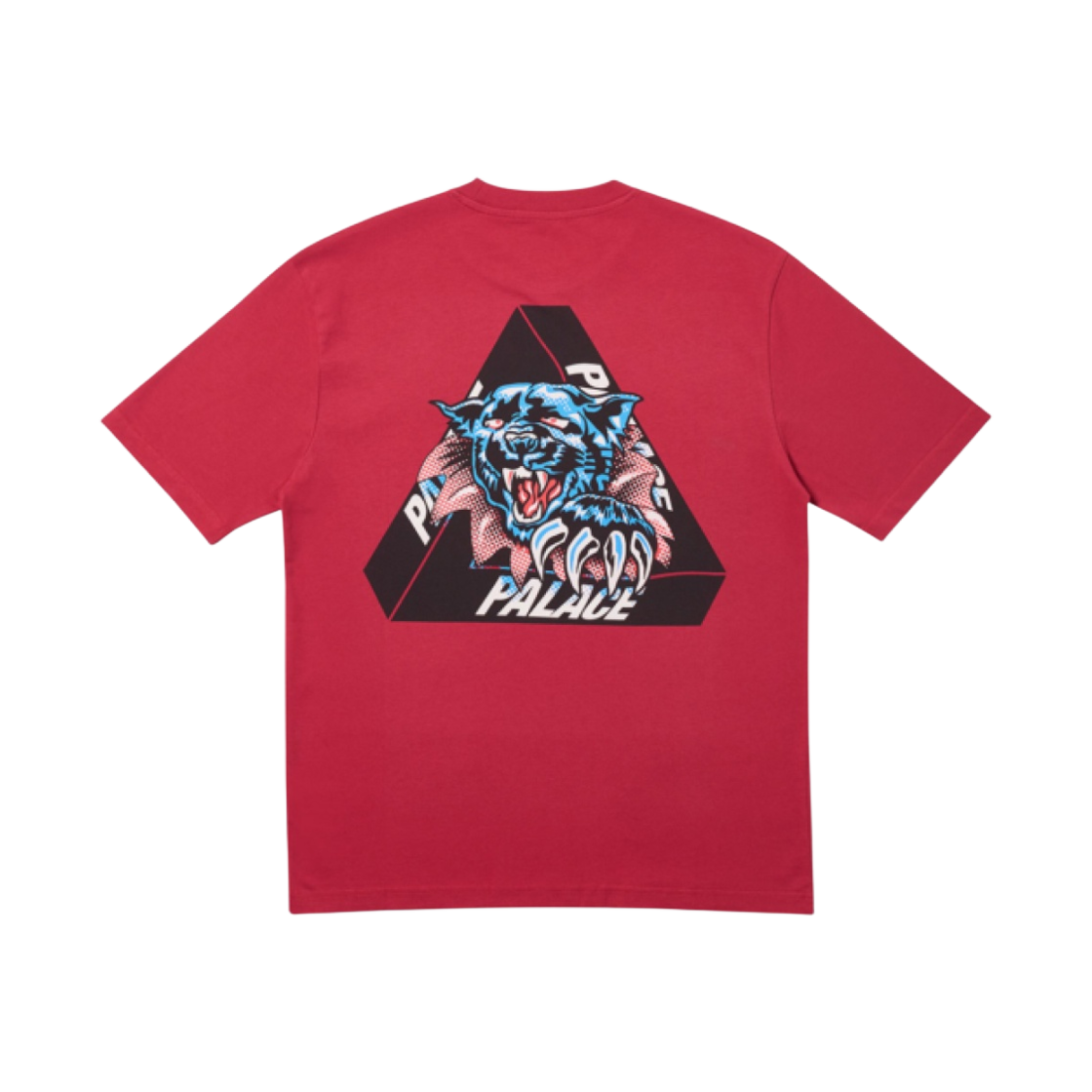 팔라스 립드 티셔츠 다크 레드 - 19FW(Palace Ripped T-Shirt Dark Red - 19FW) - 1
