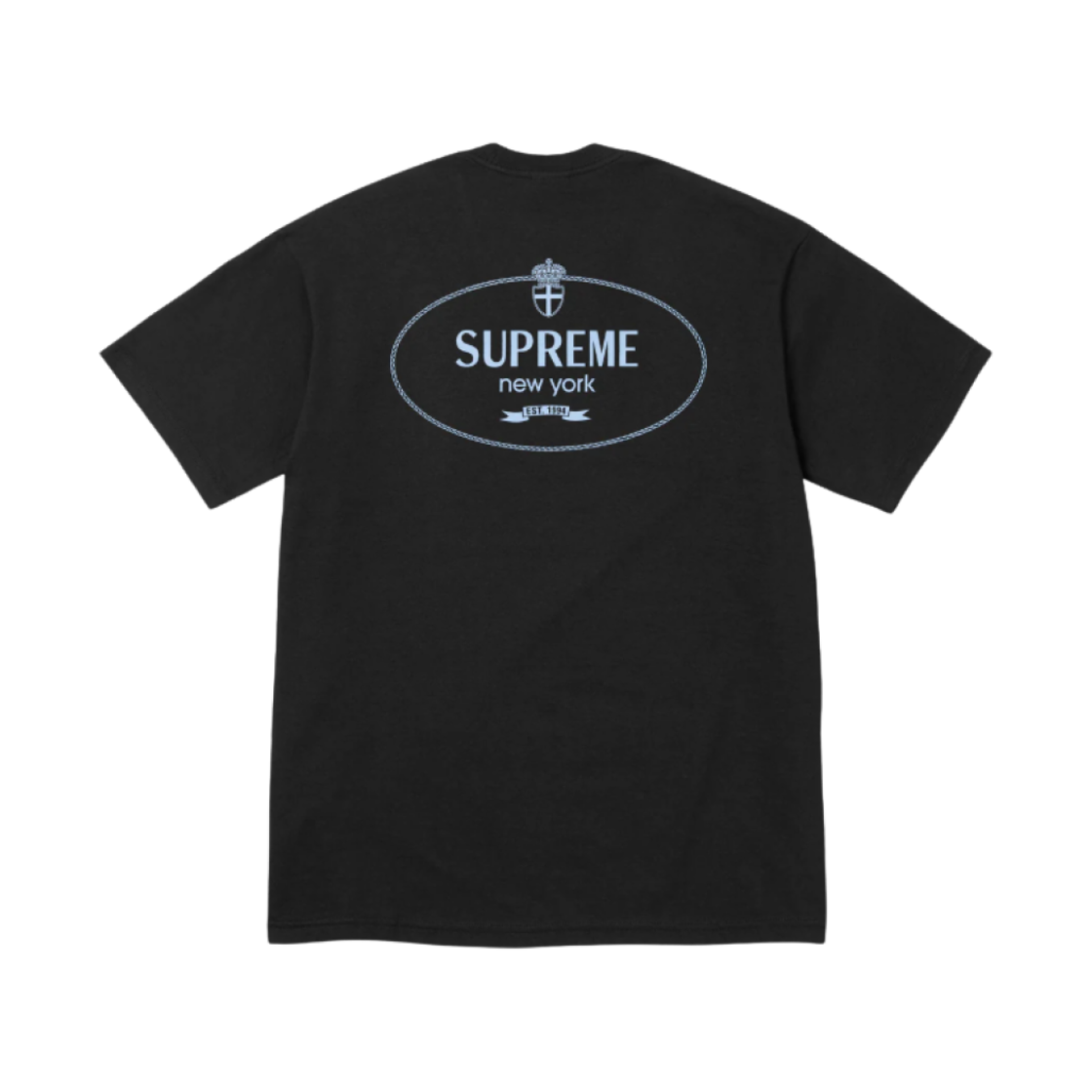 슈프림 크레스트 티셔츠 블랙 - 24FW