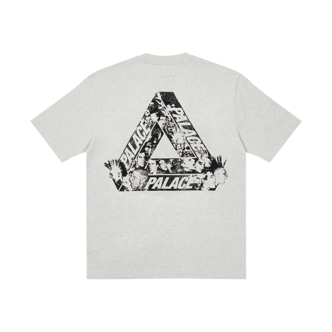 팔라스 트라이헤즈 티셔츠 그레이 말 - 21FW(Palace Tri-Heads T-Shirt Grey Marl - 21FW) - 1