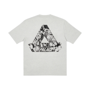 Palace Tri-Heads T-Shirt Grey Marl - 21FW