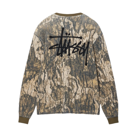 Stussy Basic Stock Thermal LS T-Shirt Relic Camo