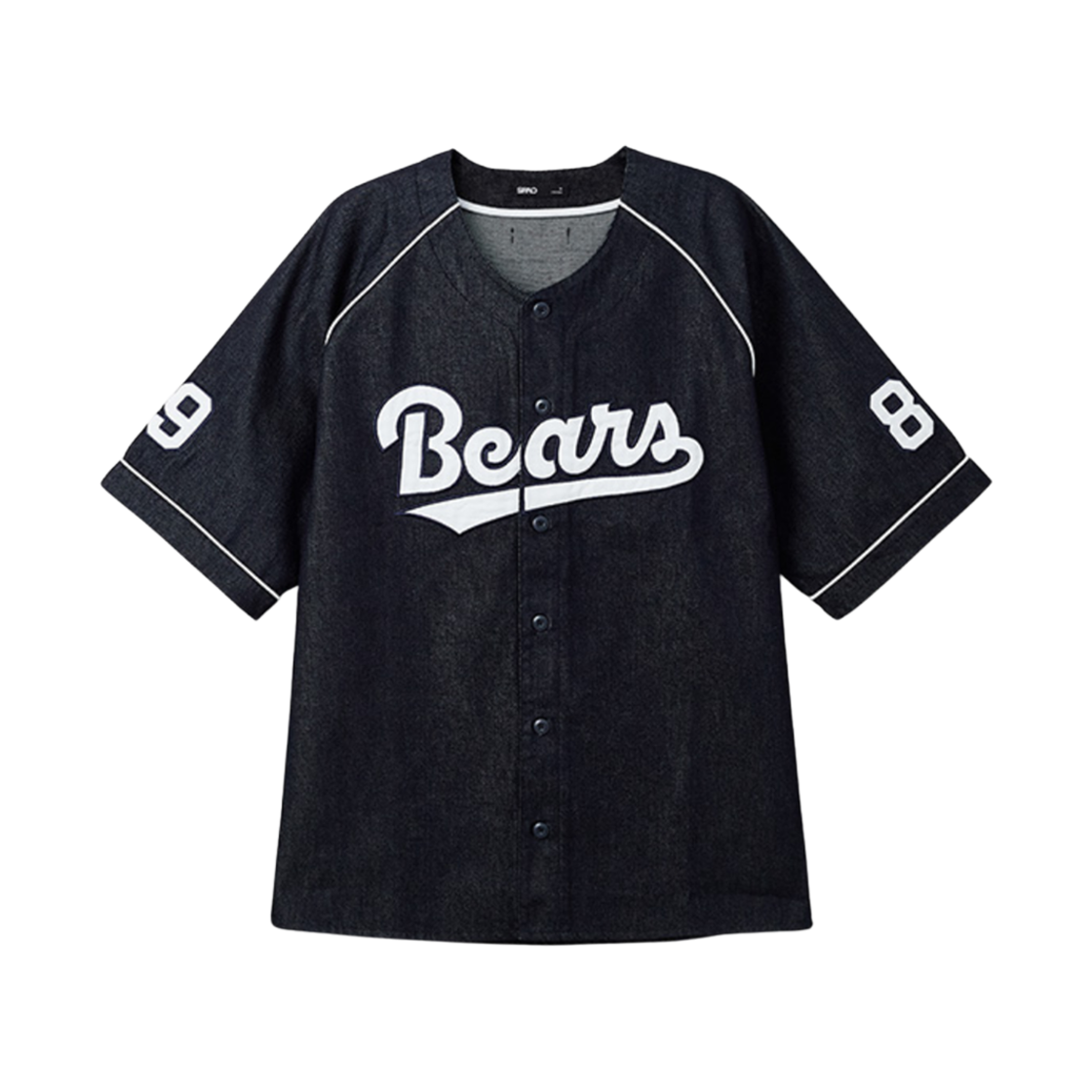 두산 베어스 x 스파오 데님 유니폼 네이비 (논 마킹 버전)(Doosan Bears x Spao Denim Uniform Navy (Non Marking Ver.))