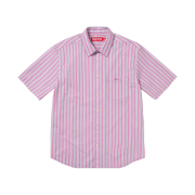 Supreme Loose Fit Multi Stripe S/S Shirt Pink - 24SS