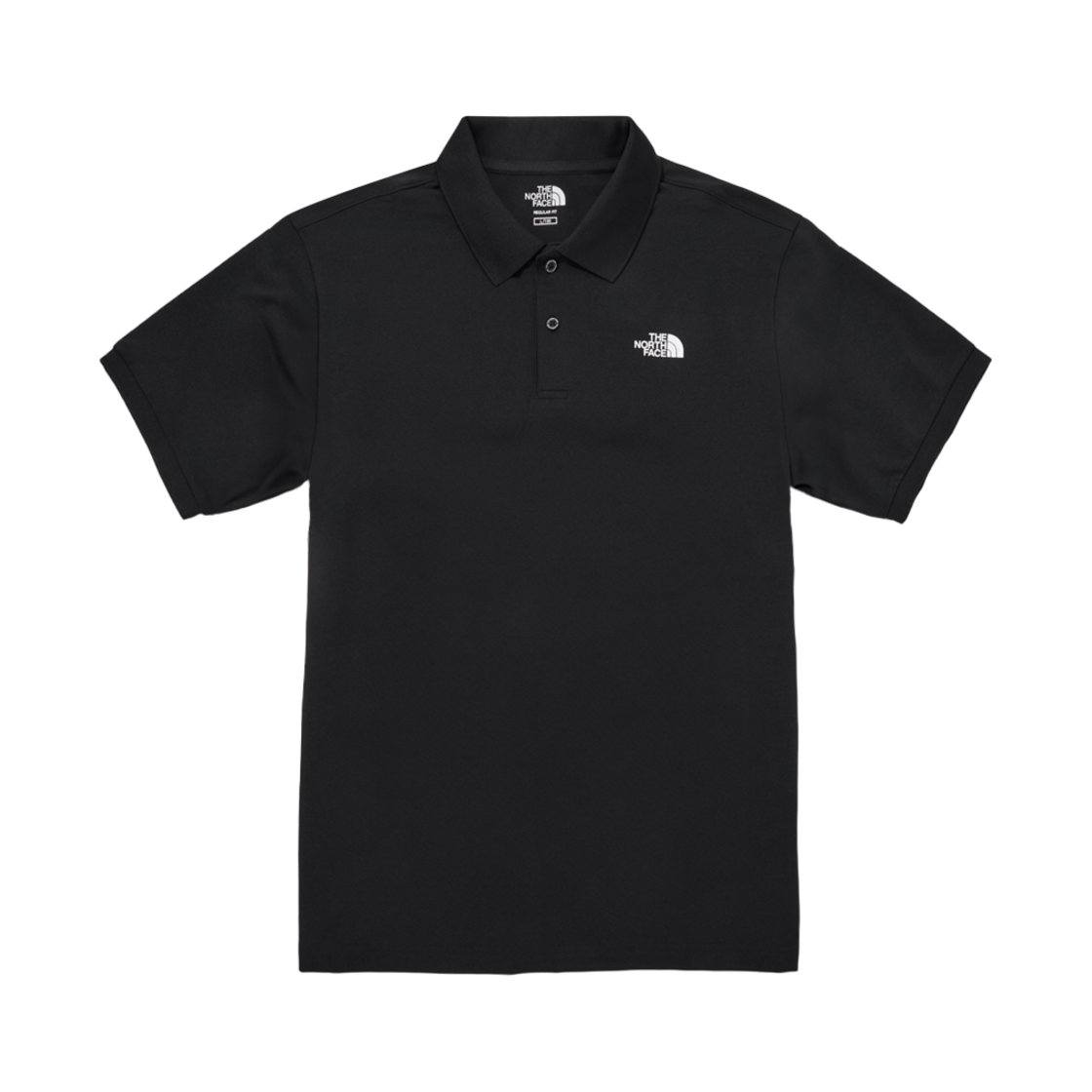 NT7PQ01J The North Face White Label Vaiden S/S Polo Black