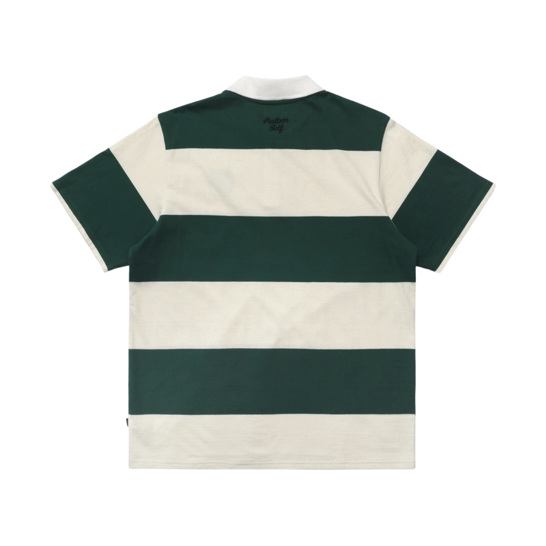 말본 골프 위즈 스트라이프 폴로 포레스트 크림(Malbon Golf Wiz Striped Polo Forest Cream) - 2
