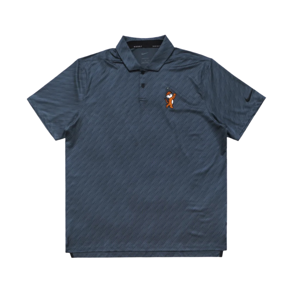 말본 골프 x 나이키 드라이핏 베이퍼 스트라이프 폴로 OLC 썬더 블루(Malbon Golf x Nike Dri-Fit Vapor Stripe Polo OLC Thunder Blue) - 1