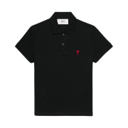 AMI de Coeur Polo Shirt Black