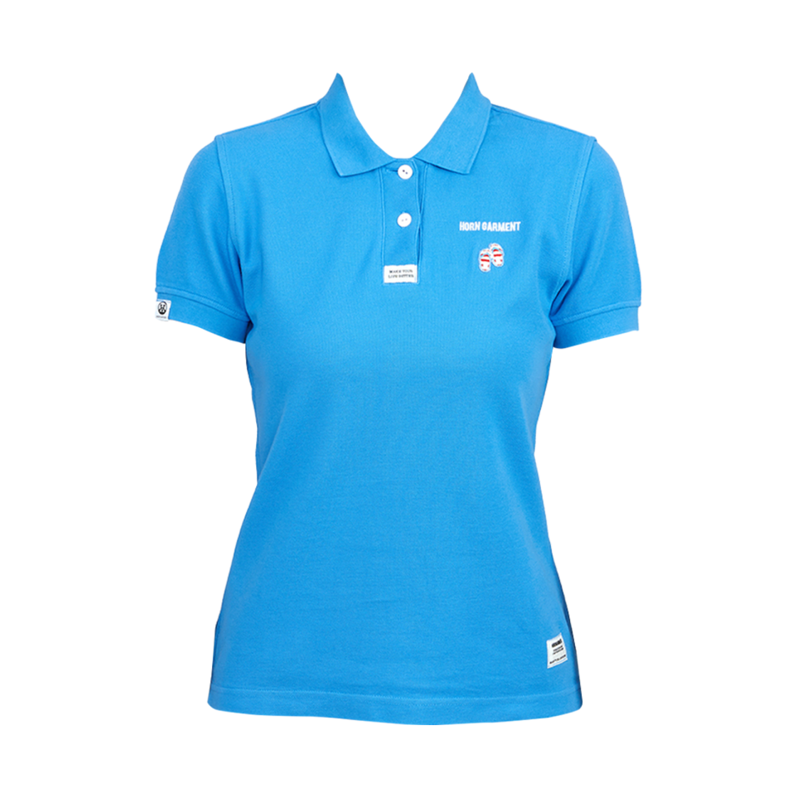 HCW-2A-AP01 (W) Horn Garment Golf Wear Polo T-Shirt Sky Blue