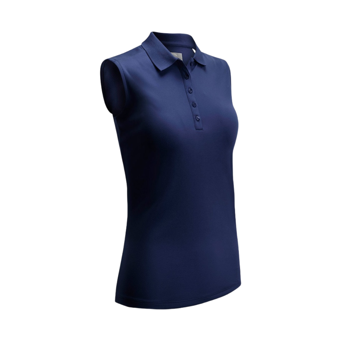 (W) 캘러웨이 슬리브리스 폴로 브릴리언트 네이비((W) Callaway Sleeveless Polo Brilliant Navy)