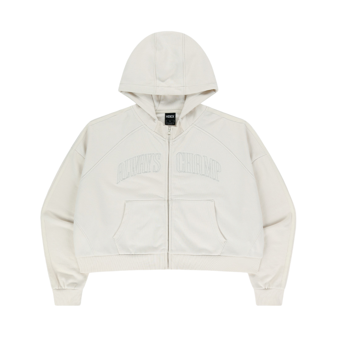 에이치덱스 우먼스 니들워크 후디 집업 본(HDEX Womens Needlework Zip-up Hoodie Bone)