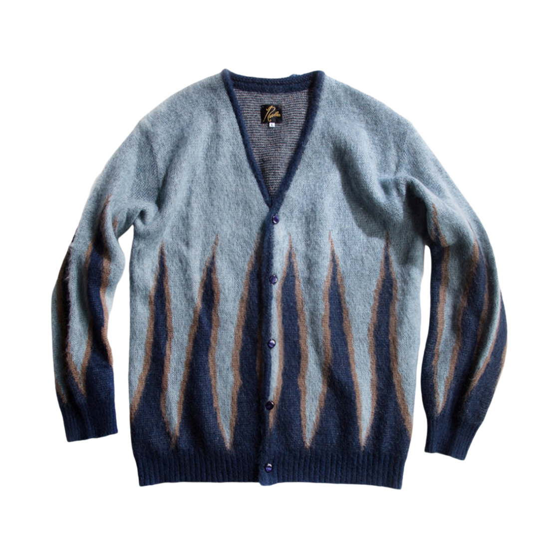 니들스 모헤어 가디건 플레임 네이비