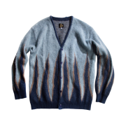 Needles Mohair Cardigan Flame Navy