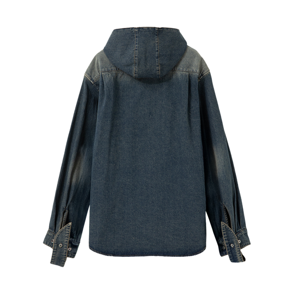 우영미 매듭 디테일 데님 셔츠 블루 - 24FW(Wooyoungmi Knot Detail Denim Shirt Blue - 24FW) - 3