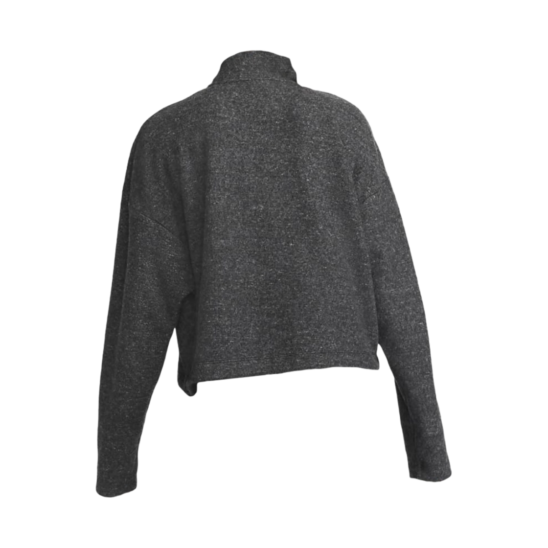 (W) 나이키 써마핏 하프 집 탑 블랙 헤더 - US/EU((W) Nike Therma-Fit Half Zip Top Black Heather - US/EU) - 2