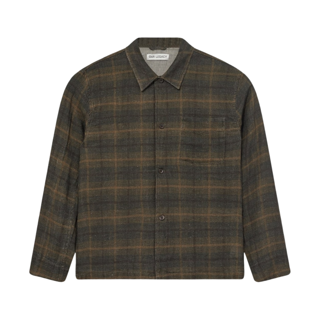 M4232AMW Our Legacy Box Shirt Mirage Wax Check