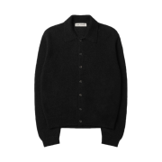 Our Legacy Evening Polo Fuzzy Alpaca Black