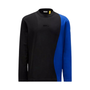 Moncler x Adidas Jersey Long Sleeve T-Shirt Black Blue - 23FW