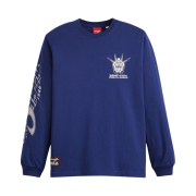Levi's x Gundam Seed Long Sleeve T-Shirt Galaxy Blue