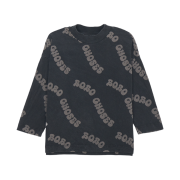 (Kids) Bobo Choses Wavy All Over T-Shirt Charcoal
